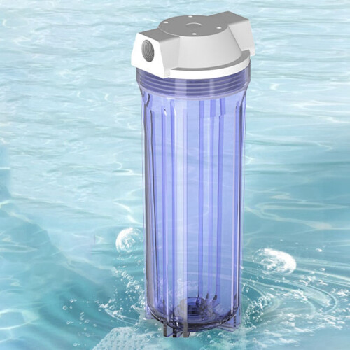 10Inch Prefilter Water Filter Bottle Explosion-Proof Bottle Water Filter Parts Connector G1/2Inch Interface Filter Shell 1