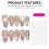 (XS) Kit Ongles Press-On Chat Rose DIY 2
