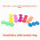 (Red（100pcs）)Dischi Magnetici Scienza Giocattoli per Bambini Educativi e Brain Boosting Giochi 3