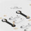 Transparent Gold Plated Plate Mounted Stabilizer for Custom Mechanical Keyboard Plate Transparent 3