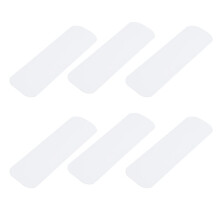 6 Sets Horizontal Blinds Replacement Slats, White Horizontal Blind Repair Tabs, White Blind Fixers for Horizontal