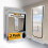 KIRFEE 2 Pack Plastic Door Covers for Interior Doors | Dust Door Sheet with Zip 1
