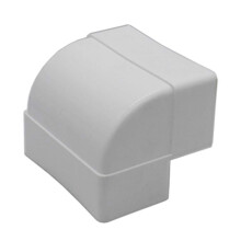 Kair 90 Degree Vertical Elbow Bend 110mm x 54mm - 4 x 2 inch Rectangular Plastic