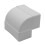 Kair 90 Degree Vertical Elbow Bend 110mm x 54mm - 4 x 2 inch Rectangular Plastic 1