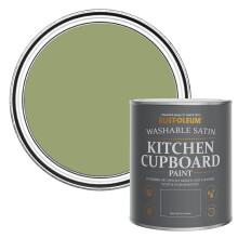 Rust-Oleum Green Scrubbable Kitchen Cupboard Paint in Satin Finish - Familiar Gr