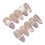 (XS) Kit Ongles Press-On Chat Rose DIY 6