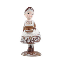 Juldekor Harts Pepparkakor Tomte Juldekorationer Inomhus Hem Sovrumsinredning 6,5 X 8 X 16 Cm