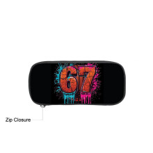 (StyleS) Pencil Case Kids With 67 Print Made Of Polyester For School And Stationery Carrying