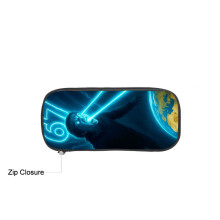 (StyleE1) Pencil Case Kids With 67 Print Made Of Polyester For School And Stationery Carrying