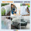 2 x 3M Heavy Duty Polythene Plastic Sheeting Thickened Plastic Dust Sh 6