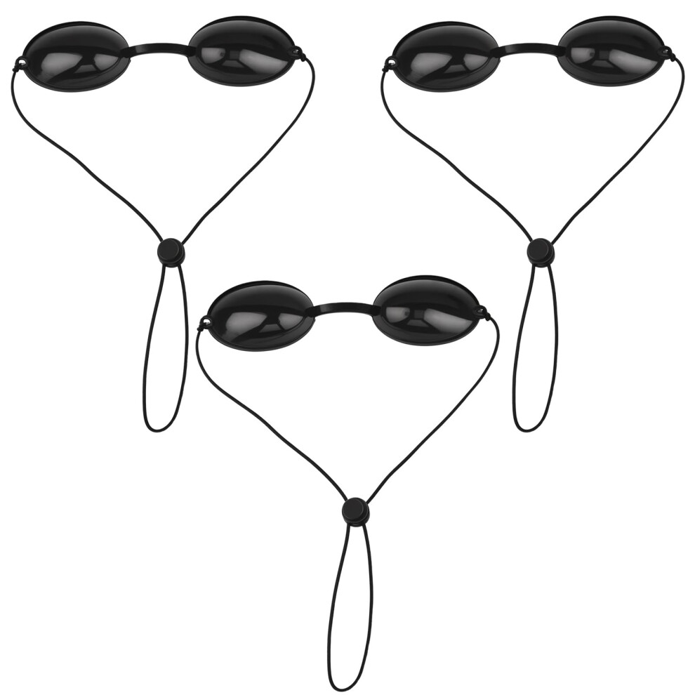 Photos - Safety Equipment NICECRAFT 3 Pairs IPL LED Light Protective Goggles, Red Light Eye Protection Gog