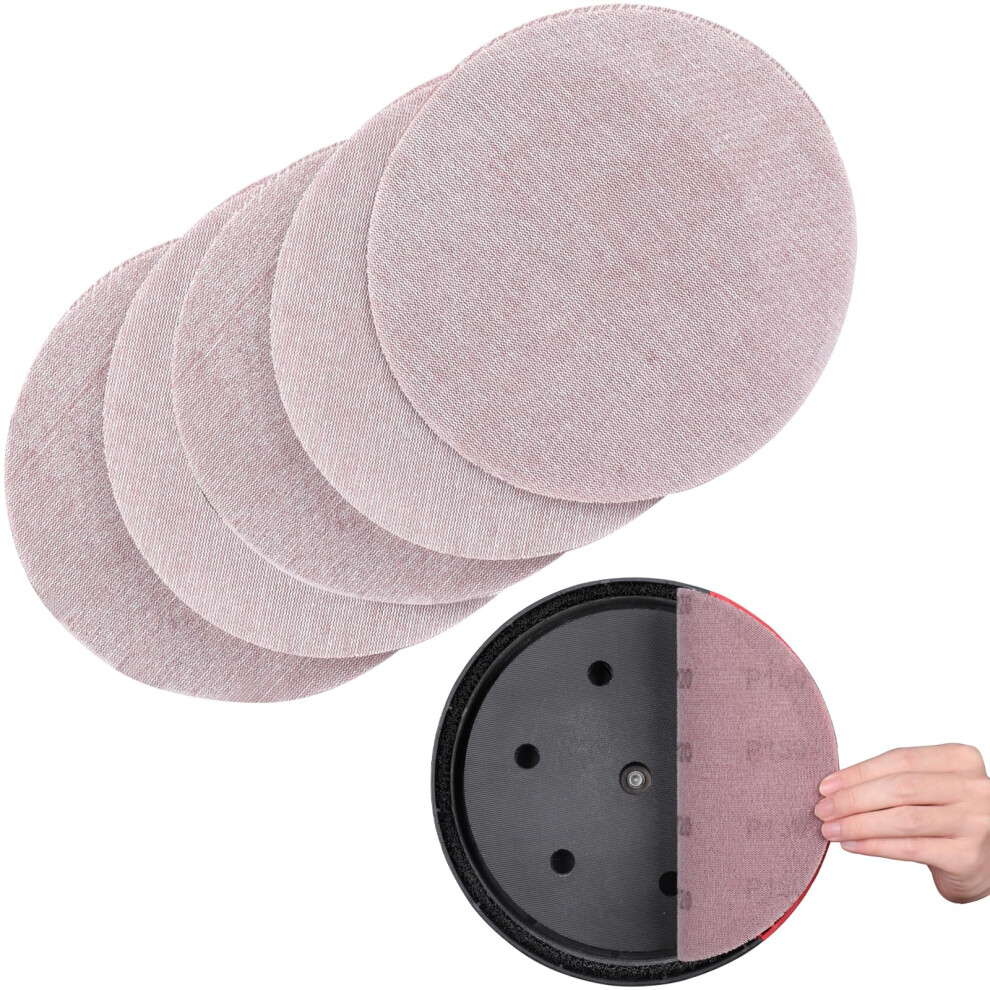 Sruhrak 225Mm Net Sandpaper, 25 Pcs Mesh Sanding Discs 150 Grit Hook And Loop Sa 5005485359846