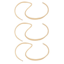 3Pcs Violin Bow Hair Replacement Kit Violin 29.2 Inch Fiddle Bow Rehair Tools Musical Bow Hair Violin Horse Hair, White