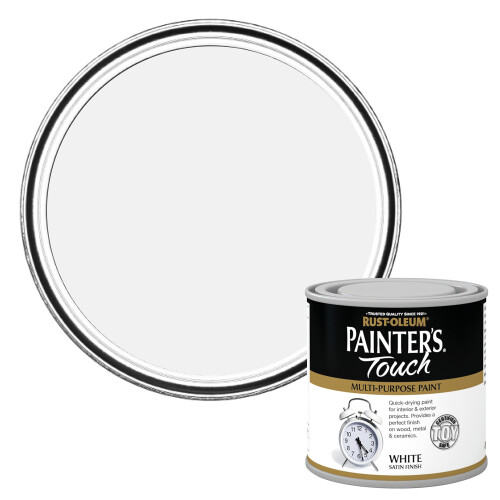 Rust-Oleum Rust-Oleum 250ml Painter's Touch Toy Safe Paint - Satin White