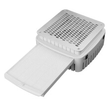 Built in Nail Dust Collector Desktop Nail Vacuum Cleaner Gel Nails Manicure Desk Collector Exhaust Fan with Filter (EU)