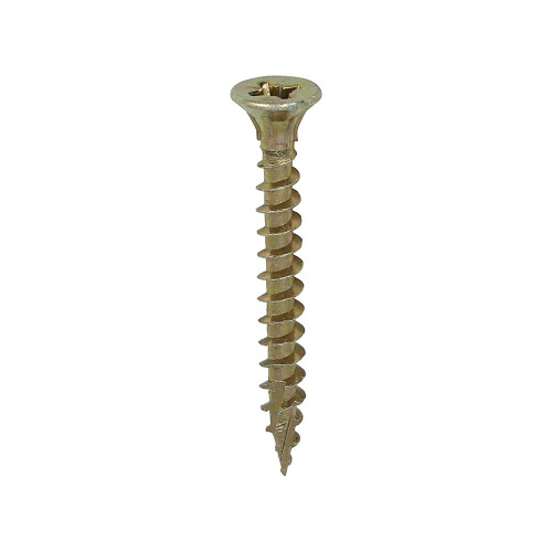 TIMco TIMCO C2 Strong-Fix Multi-Purpose Premium Countersunk Gold Woodscrews - 4.5 x 40
