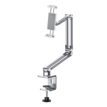 Ergonomische tablet-montagearmhouder voor bureaus voor-Zilver
