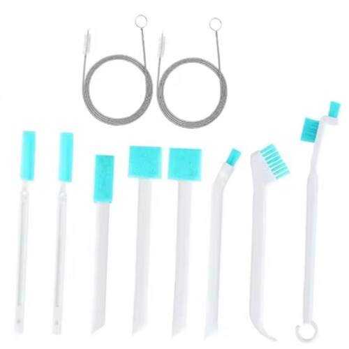 New Ice Makers Cleaners Set 10Pcs Ice Machine Cleaning Brushes and 2pcs Hook Brush 2