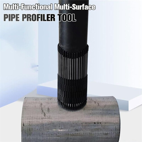 Multi-Functional Multi-Surface Pipe Profiler Tool, Multipurpose Shape Collector Shaping Tools Molding Tools 3Inch 280mm 2