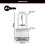 Master Lock MASTER LOCK Heavy Duty Padlock, Security Level 8/10, Keyed, Laminated Steel, Wea 6