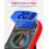 ULTRICS Digital Multimeter, Voltage Tester Voltmeter Ammeter Ohmmeter AC DC 5