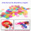 (Red（100pcs）)Magnetic Discs Science Toys For Kids Educational And Brain Games Boosting 2