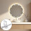 32Pack Mirror Holder Clips,Clear Plastic Mirror Clip,Frameless Mirror Mounting Hardware,Mirror Holders for Wall Mounting 2