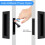 Narrow Drawer Handles Easy Assembly For Space Saving-Black 8