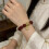 Attractive Resin Bead Bracelet Suitable for Various-Black 9