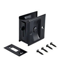 Serrure de sécurité moderne pour entrées coulissantes avec-Noir