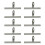 Eleganter Edelstahl-Pin-zu-Anhänger-Adapter für anpassbare-20mm 1