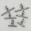 Eleganter Edelstahl-Pin-zu-Anhänger-Adapter für anpassbare-20mm 7