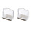 2X Kitchen Bread Storage Box Plastic First Aid Medicine Storage Box Cosmetic Organizer Multifunctional Flip Boxes 1