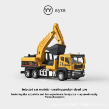 (Style11)Kids Engineering Vehicle Toys With Alloy Material And Inertial Movement For Play