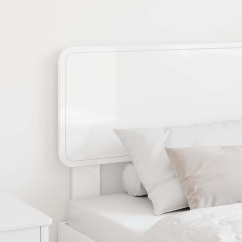 VidaXL vidaXL Headboard Gloss White Engineered wood 1