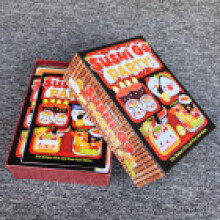(Dog Party)Sushi Go Party Tabletop Card Game With Diecut Packaging For Kids And Party Fun