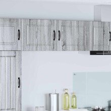 vidaXL Wall Cabinet PORTO Grey Sonoma 50 x 31 x 40 cm Engineered Wood