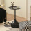 Living And Home Modern Small Round Metal Side Table 1