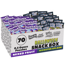 Welch's Fruit Snacks Mixed Fruit Halloween & Juicefuls Monster Splash Variety Pack, Great for Trick or Treating, 0.5oz (Pack of 70ct)
