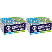 Welch's Fruit Snacks, Mixed Fruit & Summer Fruits Snack Box, Gluten Free, 0.8oz Snack Packs (Pack of 120)