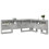 VidaXL vidaXL Storage Headboard Concrete Grey 135 cm Engineered Wood 2