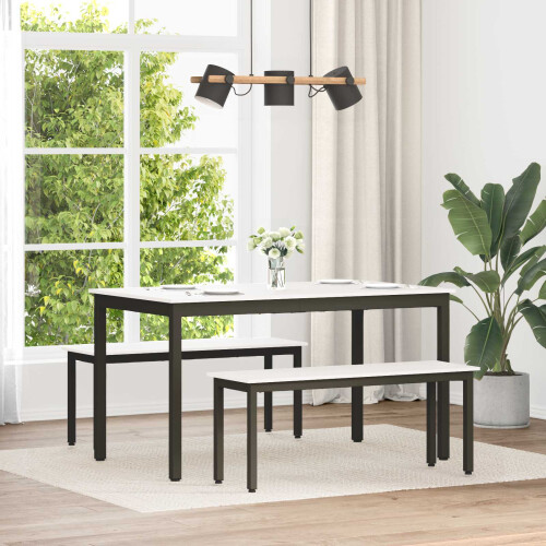 VidaXL vidaXL Bench White 110 x 35 x 45 cm Solid Pine Wood