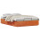 VidaXL vidaXL Ottoman Bed Frame Wax Brown 120 x 190 cm Solid Pine Wood 2