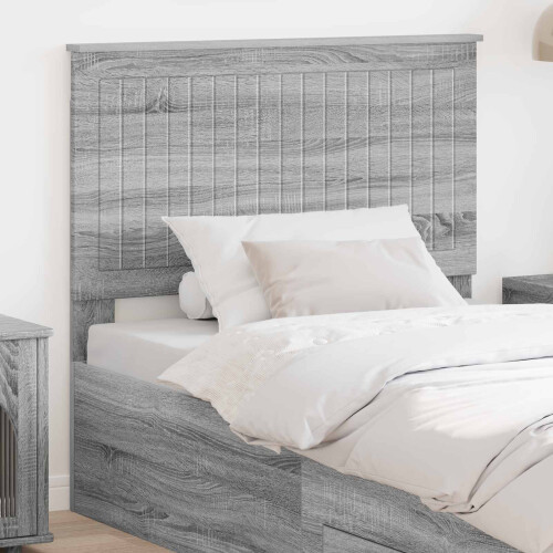 VidaXL vidaXL Headboard with Headboard Concrete Grey 90 cm Engineered wood