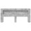 VidaXL vidaXL Headboard Cabinet with Storage Concrete Grey Engineered Wood 4