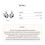Luxury Hollow Oval Drop Earrings with Gradient Blue Rhinestones 5