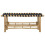 VidaXL vidaXL Garden Bench 110 x 38 x 40 cm Bamboo Natural Rectangular 3