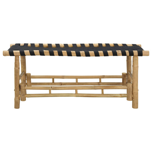 VidaXL vidaXL Garden Bench 110 x 38 x 40 cm Bamboo Natural Rectangular 2
