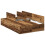 VidaXL vidaXL Storage Bed Frame Old Wood 120 x 190 cm Engineered Wood 2