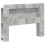 VidaXL vidaXL Headboard Cabinet with Storage Concrete Grey Engineered Wood 4
